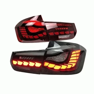 For BMW F30 F35 3 Series Modified GTS Style Dragon Scale OLED Sequential Dynamic Signal Assembly Car LED Tail Light