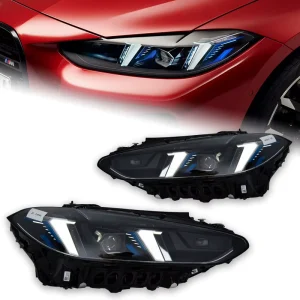 For BMW G22 LED Headlight Projector Lens G80 Headlight 425i 430i 435i M3 G82 Drl Automotive Styling Headlights