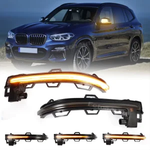 For BMW X3 G01 G08 IX3 X4 G02 X5 G05 X6 G06 Car Accessories Mirror Dynamic Turn Signal Lights Sequential Blinker Indicator Lamp