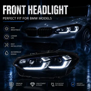 For BMW X3 G01 G08 LED Headlights Assembly Bi Xenon Dual Lens Projector DRL Daytime Running Light Dynamic Turn Signal