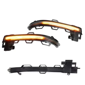 For BMW X3 X4 X5 X6 F25 LCI F26 F15 F16 2PCS Dynamic Turn Signal LED Side Wing Rearview Indicator Blinker Sequential Lights
