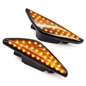 For BMW X5 F25 X3 E70 E71 X6 Dynamic Turn Signal Indicator Lamps Full LED Sequential Side Marker Blinker Position Lights