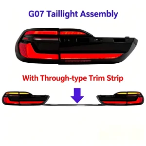 For BMW X7 G07 Tail Light Assembly Old to New Style LED Tail Light Dynamic Sequential Turn Signal Rear Brake Lamp