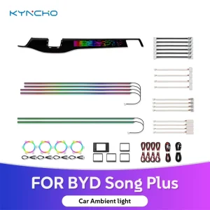 For BYD Song Plus Intelligent Auto Interior LED Neon Light with Car Ambient Light Neon Symphony LED Car Light Accessories