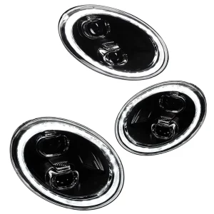 For Beetle Headlight Assembly Upgrade 12V LED Daytime Running Lights Sequential Turn Signals Projector Lenses