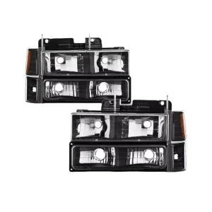 For Chevrolet Chevy Silverado Tahoe Suburbanc k Halogen & Xenon Headlights