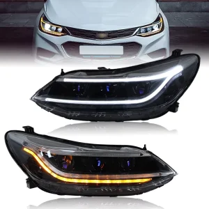 For Chevrolet Cruze LED Projector Headlights Daytime Running Car Lights 6000k Color Automotive Accessories