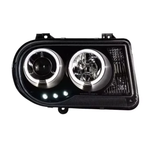 For Chrysler 300C LED Dynamic Sequential Angle Eyes V1 Head Light Assembly Manufacture Black Halogen Xenon Tail