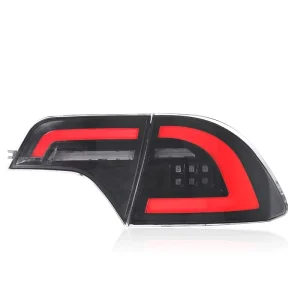 For Civ ic 8th Gen LED Taillights Clear Lens Waterproof Plug and Play 12V Flowing Design