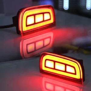 For Civic Brake Rear Fog Lamp Turn Signal LED Bumper Reflector Light Car Tail Light