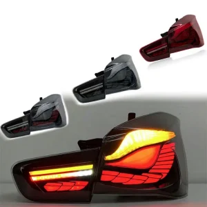 For F20 F21 LED Rear Tail Light & Headlight Assembly GTS Style Red Smoked Color 6000K 5000 Lumens