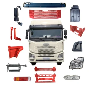 For FAW JH6 Heavy Truck Body Parts Kit Bumper Headlight Side Mirror Fender Fog Light Assembly Auto Exterior Accessories