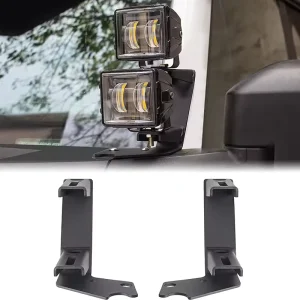For Ford Bronco Dual A Pillar Light Rack Bracket Groove Light Bracket Lamp Cover Socket A Pillar Spotlight Mounting Bracket