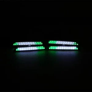 For Ford Mustang Front Rear Bumper Side Marker Light Set