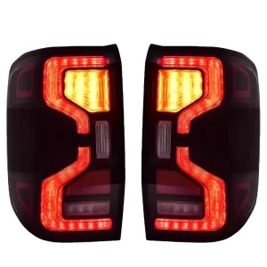 For Ford Ranger T9 LED Tail Lights Assembly Clear Lens Rearlamp Upgrade Brake Back Lights Car Accessories