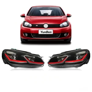 For Golf 6 LED Daytime Running Lights Upgrade Kit 12V 6000K New for Models Height 6