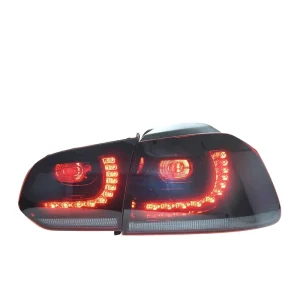 For Golf 6 Tail Light Assembly Modification MK6 12V LED Driving Light Running Water Steering