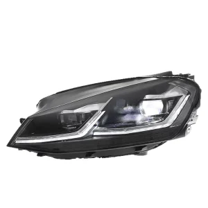 For Golf 7 Headlight Assembly Retrofit New 6000K LED Daytime Running Lights Flowing Turn Signals