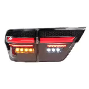For Grand Cherokee Taillight Assemblies with LED Running Lights Turn Signals Red Plug Play 6000K 6000 Lumens