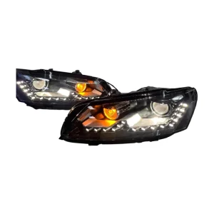 For Headlights 11 15 H7 12V 6000K Low Halogen to High LED Xenon Assembly