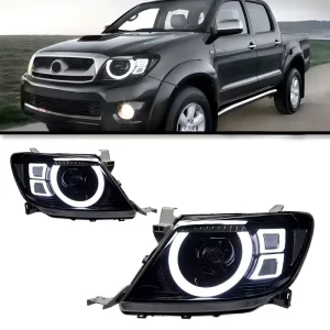For Hilux VIGO LED Headlights 12V 6000K Plug and Play 100% Fitment Car Accessories