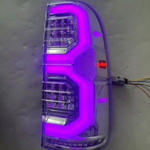 For Hilux Vigo Upgrade to Led Gr Tail Lamp New Design Red Green Blue Color Transparent Cover