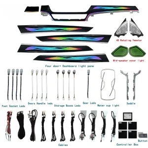 For Honda Accord Symphony Auto Interior LED Lighting Iridescent LED Ambient Lighting