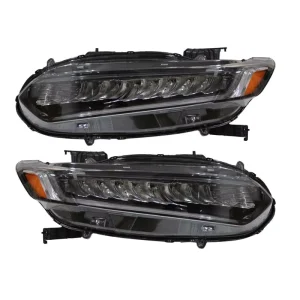 For Honda Accord US Version 12V LED Headlight High Configuration Semi Assembly