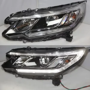 For Honda CRV CR-V LED Head Lamp Headlight Assembly Front Lamps With Daytime Running Light