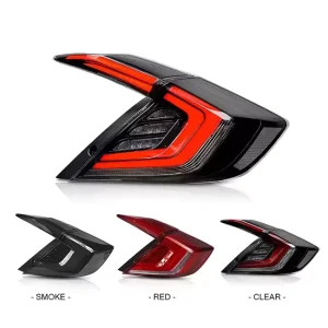 For Honda Civic 10th Sedan LED Tail Light with Daytime Running Lights (DRL) Rear Lamp Assembly for Car