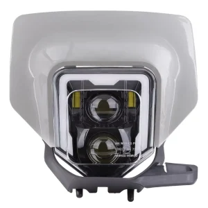 For Husq-varna Enduro Powersport LED Headlight Offroad Motorcycle Headlight With Cover Fairing for FE 250 350 450 501