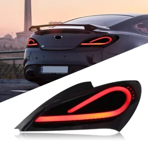 For Hyundai Genesis Coupe LED Tail Lights Modified Car Taillight with Running Brake and Turn Signal Lights