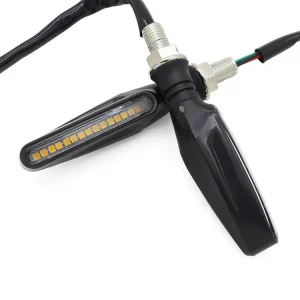 For I18 Mini Turn Signal Motorcycle Indicator Light 12V Universal LED Red
