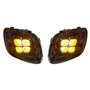For Kia Picanto LED Fog Lights DRL LED Daytime Running Light Front Bumper Turn signal Lamp Assembly