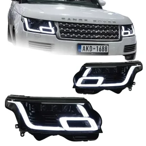 For Land Rover Range Rover L405 Headlights LED Headlight Assembly Upgrade Matrix DRL Sequential Turn Signal Headlamp