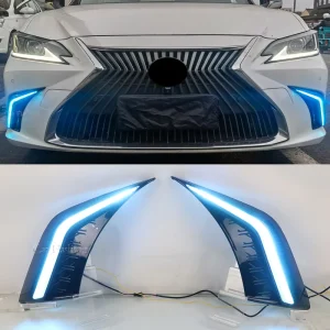 For Lexus ES200 ES250 ES300h ES350 LED Dynamic Turn Signal Daytime Running Light DRL Daylight Fog Lamp