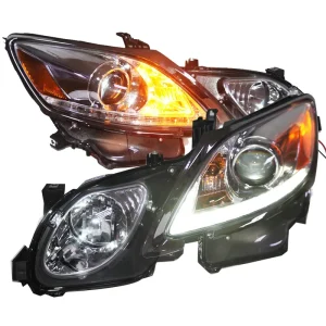 For Lexus GS300 GS350 GS430 GS450 LED Headlights Front Lamp Year Silver Housing SN