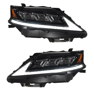 For Lexus RX AL10 Facelift Triple Beam Matrix LED Headlight Sequential Animation Diamond Style Headlamp Assembly