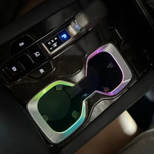 For Lexus RX Car Water Cup LED RGB Chasing Light Auto Interior Atmosphere Ambient Light