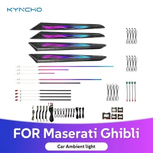 For Maserati Ghibli Intelligent LED 12V Car Ambient Light Neon Flowing Symphony Interior Lighting Auto Interior Lighting