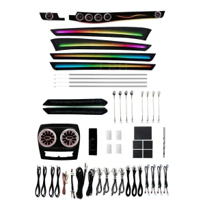 For Mercedes Benz E Class W212 Car Interior Atmosphere Lamp OEM Size LED Galaxy Rainbow Kit Symphony RGB Ambient Light