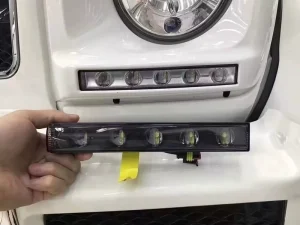 For Mercedes Benz G Class W463 G55 G63 G65 AMG LED Daytime Running Light DRL Front Bumper Lamp Assembly Upgrade