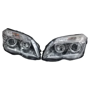For Mercedes Benz GLK Car Lighting System W204 Hernia Halogen Headlights with HID Xenon and LED 12V Used Condition