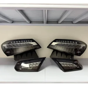 For Mercedes E Class W213 Clear Black Taillight Set OEM Core Custom Venom Style LED Tail Light E300 E350