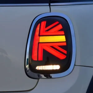 For Mini LED Tail Light Assembly High Quality Retrofit Upgrade F55 F56 F57 Models New Union Jack Style Clear Lens 12V Voltage