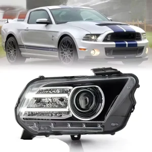 For Mustang S197 12v LED Tail Lights Assembly Sequential Dynamic Turn Signal Rear Lamp Smoked Lens