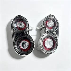 For Nissan GTR R35 Smoked LED Tail Light Assembly Rear Lamp Upgrade Modification Parts Pair
