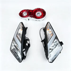 For Nissan GTR R35 Upgrade LED Lightning Headlight Assembly OEM Style 26010 6AV3A 26060 6AV3A Pair