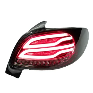 Peugeot 206 Tail Light Assembly Modification LED Reverse Lights Brake Lights Flowing Turn Signals Two and Three Box Car 30W