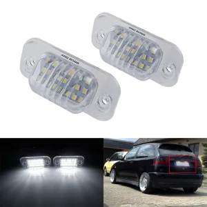 For Seat VW LED License Plate Light for VW Polo Golf 3 93 99 Ibiza Cordoba 6K Licence Number Plate Light Tail Lamp 1H6943021